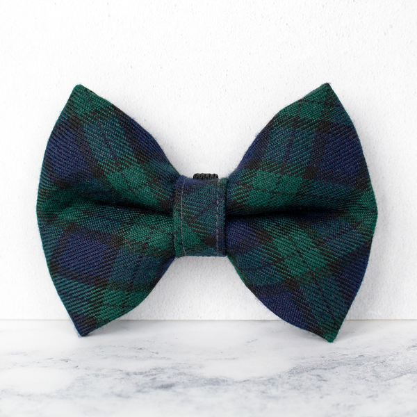 Dog Bow Ties, Tartan with a Twist - Blackwatch