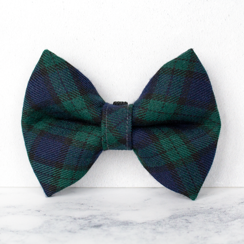 Dog Bow Ties, Tartan with a Twist - Blackwatch