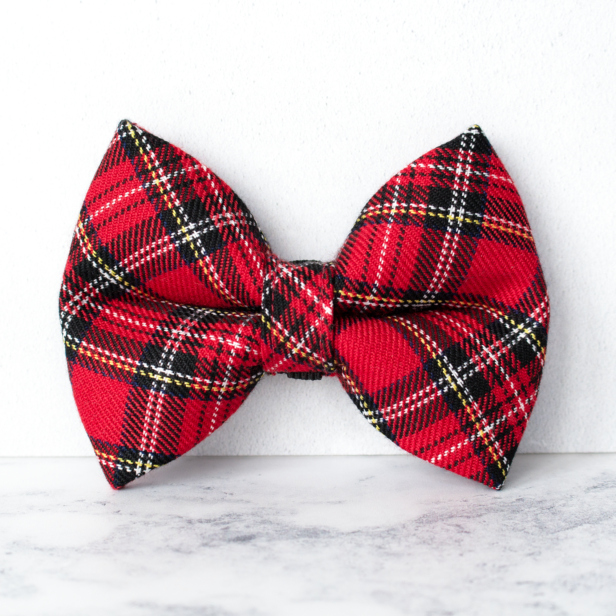 Dog Bow Ties, Tartan with a Twist - Royal Stewart