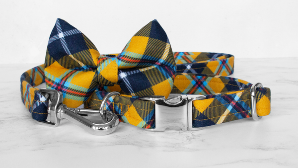 Dog Bow Ties, Tartan with a Twist - Cornish