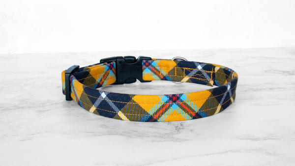 Dog Collar and Lead, Tartan with a Twist - Cornish