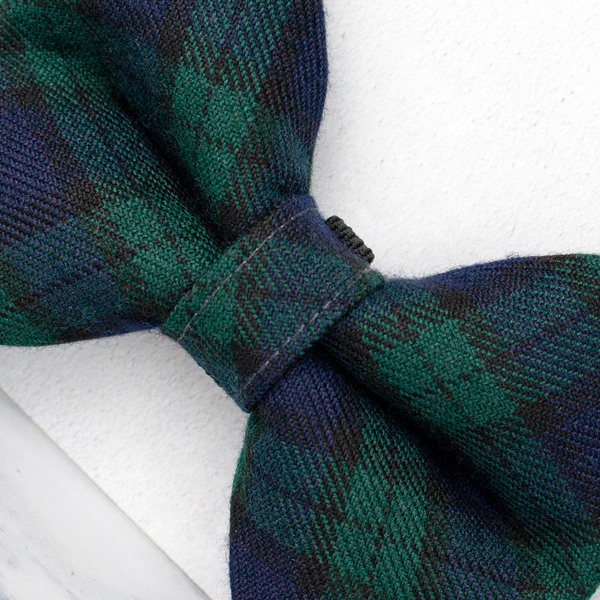 Dog Bow Ties, Tartan with a Twist - Blackwatch