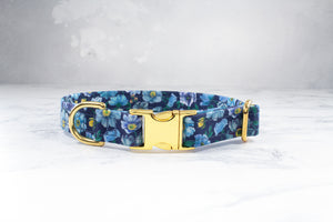 Beautifully handcrafted Dog Collar, made using Liberty Tana Lawn and quality metal hardware.