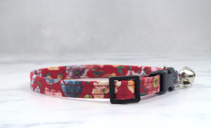 Cat Collar handmade using Liberty Tana Lawn fabric